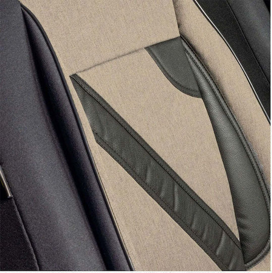 Set Universal Nero Beige Custom Seat Covers Kia
