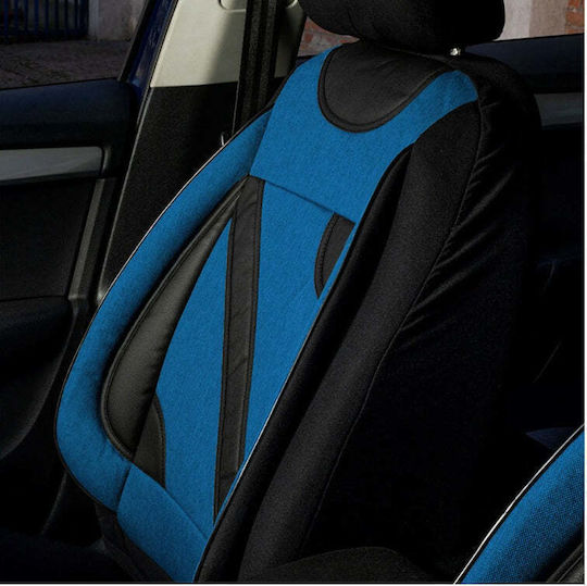 Set Universal Nero Blue Personalized Seat Covers New Renault