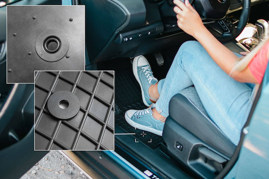 Rubber Mats Set Ford Fiesta Mk8 Hatchback From 2017 To 2023