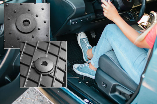 Rubber Mats Set Volvo S40 Ii Sedan From 2004 To 2012
