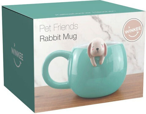 Winkee Beige Ceramic Mug