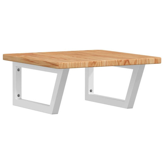 vidaXL Πάγκος χωρίς Νιπτήρα Μ50xΒ50xΥ2.5cm Καφέ