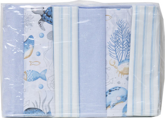 Viopros Set Lenjeri De Patut Bebe 80x100cm