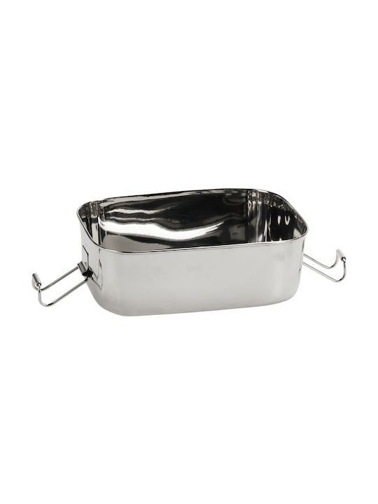 Excellent Houseware Δοχείο Φαγητού Inox Ασημί 18x13cm