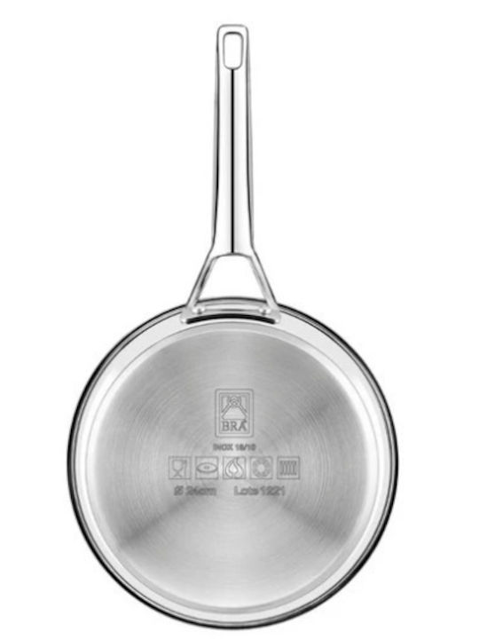 Bra Pan from Stainless Steel with Non-Stick Coating 28cm