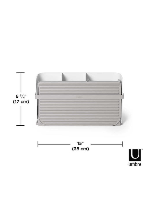 Umbra Sling Suport De Scurgere Pentru Tacâmuri Metalic Alb 38cm