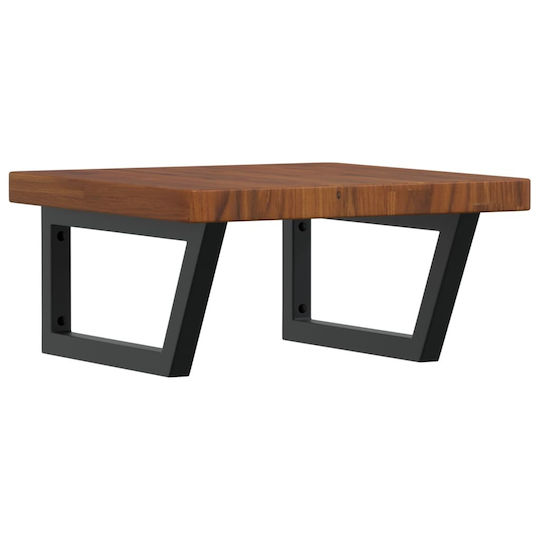 vidaXL Πάγκος χωρίς Νιπτήρα Μ50xΒ50xΥ4cm Καφέ