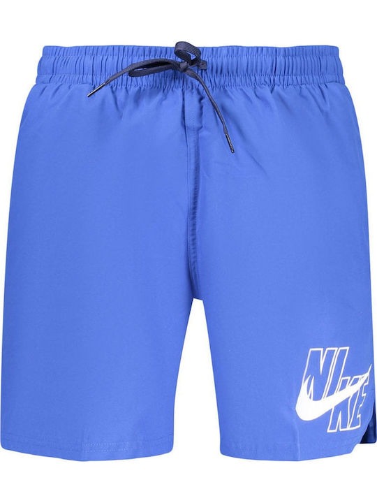 Volley Herren-Bademode Kurze Hosen Blau mit Mustern