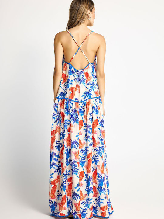 Summer Maxi Dress Electric Indigo