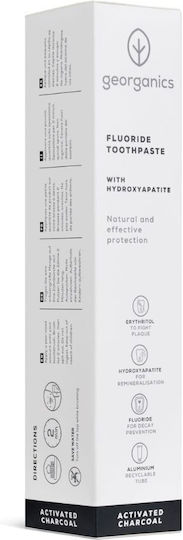 Georganics Οδοντόκρεμα με Ενεργό Άνθρακα για Τερηδόνα & Ευαίσθητα Δόντια 75ml