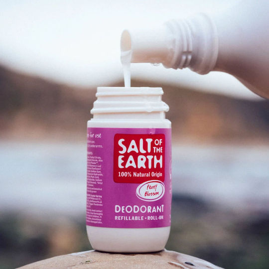 Salt of the Earth Peony Blossom Αποσμητικό σε Roll-On Χωρίς Αλουμίνιο 75ml