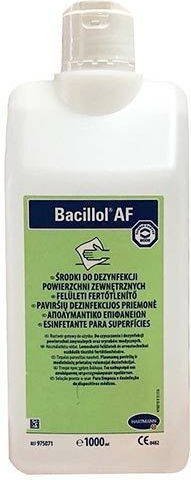 Hartmann Bacillol Af Καθαριστικό Υγρό Γενικής Χρήσης με Απολυμαντική Δράση 1lt