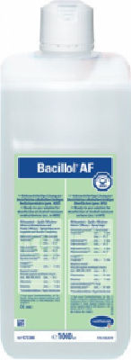 Hartmann Bacillol Af Καθαριστικό Υγρό Γενικής Χρήσης με Απολυμαντική Δράση 1lt
