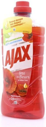 Ajax Καθαριστικό Υγρό Πατώματος Fete Des Fleurs Αγριολούλουδα 1lt