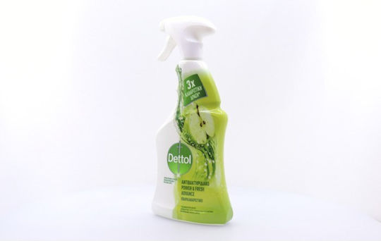 Dettol Power & Fresh Advance Καθαριστικό Spray Γενικής Χρήσης με Απολυμαντική Δράση Πράσινο Μήλο 500ml