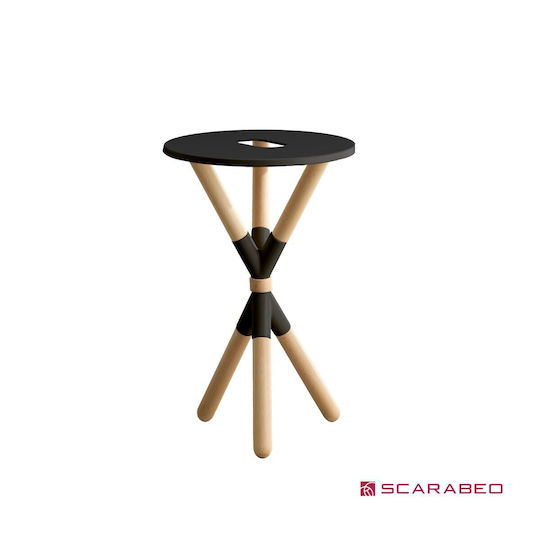 Scarabeo Cross Blat fără Lavoar L52xW52xH76cm Ardesia