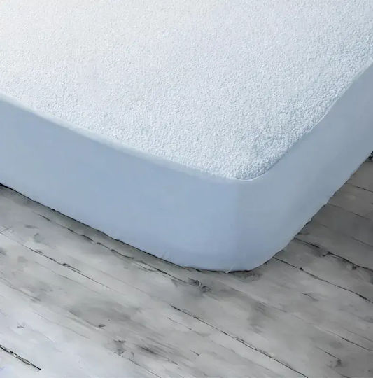 La Luna Waterproof King Size Mattress Protector With Elastic Straps Coral 160x210+35cm