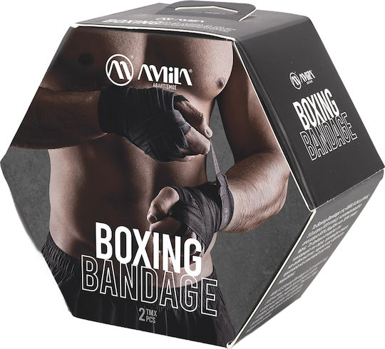 AMILA Martial Arts Hand Wrap 3m Black 32000