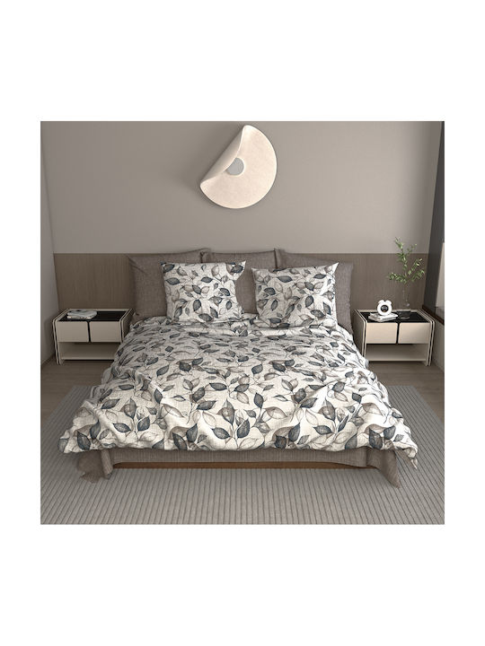 Charalambidis Textiles Salonica Σετ Μαξιλαροθήκες Καφέ 52x72εκ.