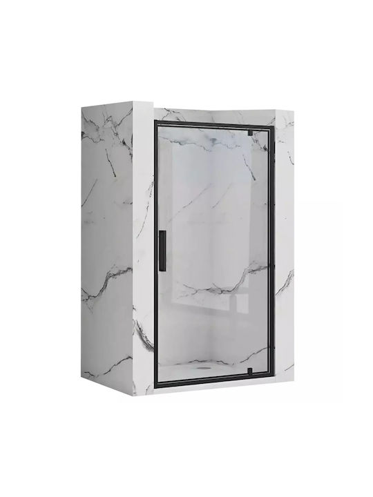 Rea Duschwand für Dusche mit Aufklappbar Tür 90x195cm