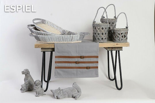 Espiel Runner Set 2Stücke Grau 40x180cm