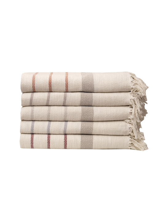 Viopros Throws Set 3 Pcs Burgundy