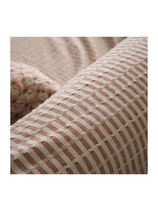 Gofis Home Elysia Sofa Throw 2 Seater 180x250cm Dusty Rust