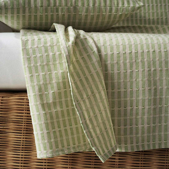 Gofis Home Elysia Cuvertură Pentru Canapea De Fotoliu Jacquard 180x180cm Verde Gradina
