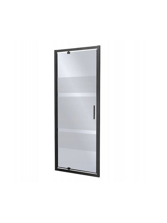 Cersanit Kabine für Dusche mit Aufklappbar Tür 80x195cm