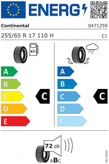 Continental Lx2 255/65R17 110H Θερινό Λάστιχο για 4x4 / SUV Αυτοκίνητο