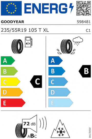 Goodyear Vector 235/55R19 105T XL Λάστιχο 4 Εποχών για 4x4 / SUV Αυτοκίνητο