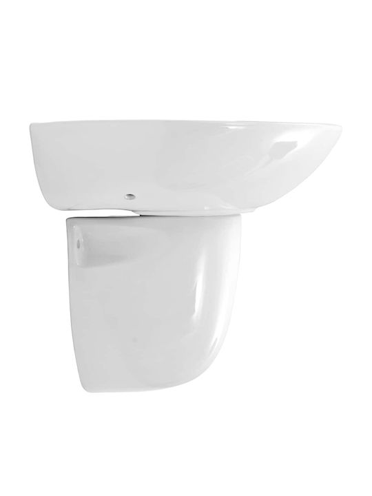 vidaXL Vessel Ceramic Bathroom Sink 52x45x49cm White