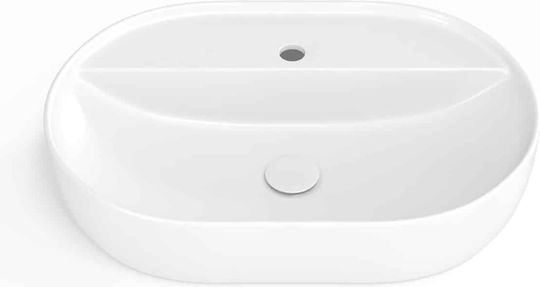 Swiss Aqua Technologies Infinitio Countertop Sink Ceramic 60x40x12.5cm White Matt