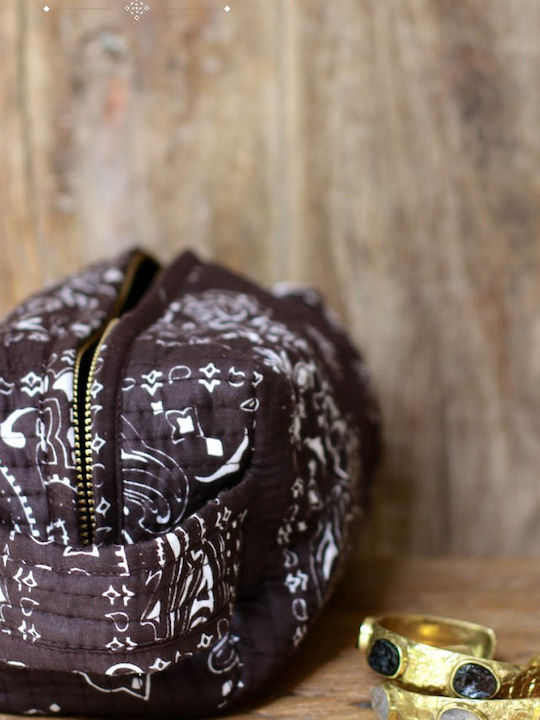 Gigi Cosmetic Bag Lara Ethnics Bandana Chocolat