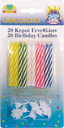 Procos Decorata Birthday Candle 06651