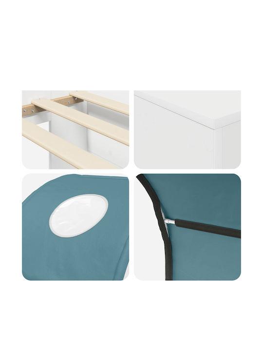 Kinderbett Hochbett Einzel Weiß