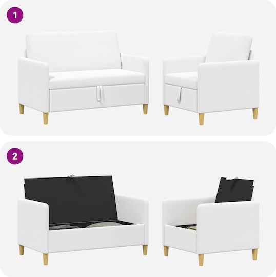 Living Room Furniture Set 2-Seater & Armchair