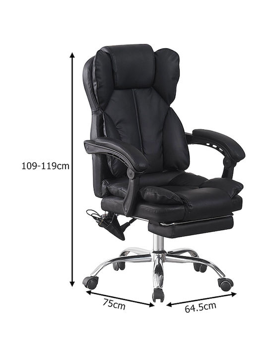 Pakketo Ekse Executive Massage Office Chair Black