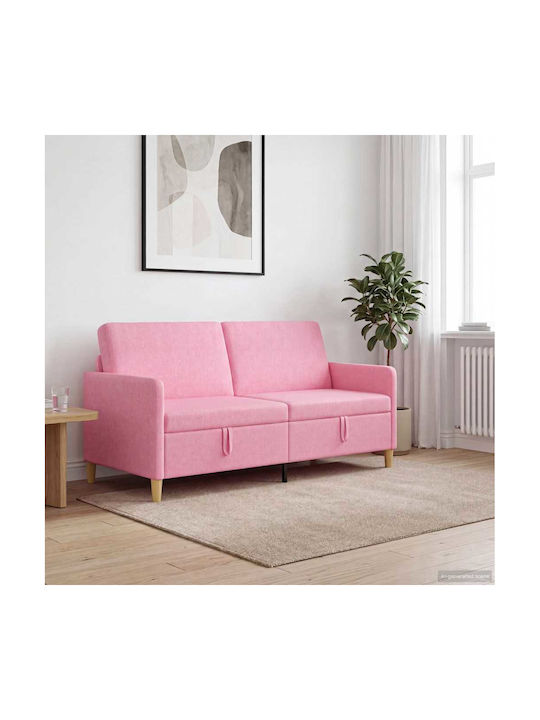 Dreisitzer Sofa mit Stauraum Rosa 172x78x87cm
