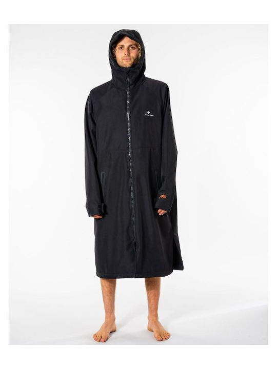 Rip Curl Hooded Beach Poncho Black