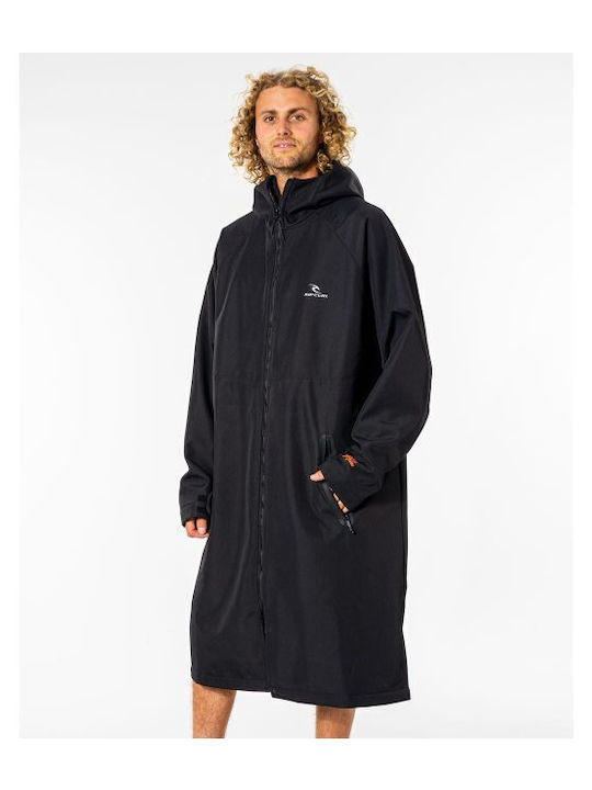 Rip Curl Hooded Beach Poncho Black