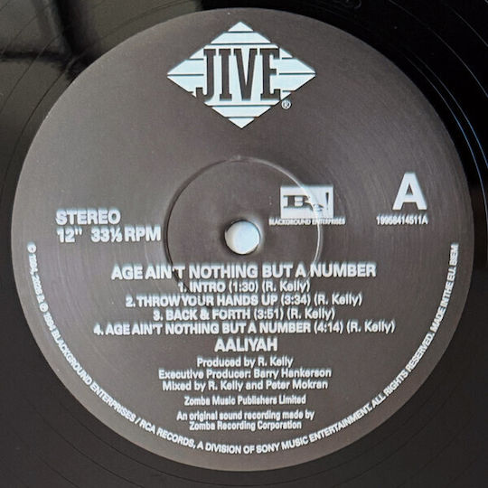 Aaliyah Age Ain't Nothing But A Number Vinyl
