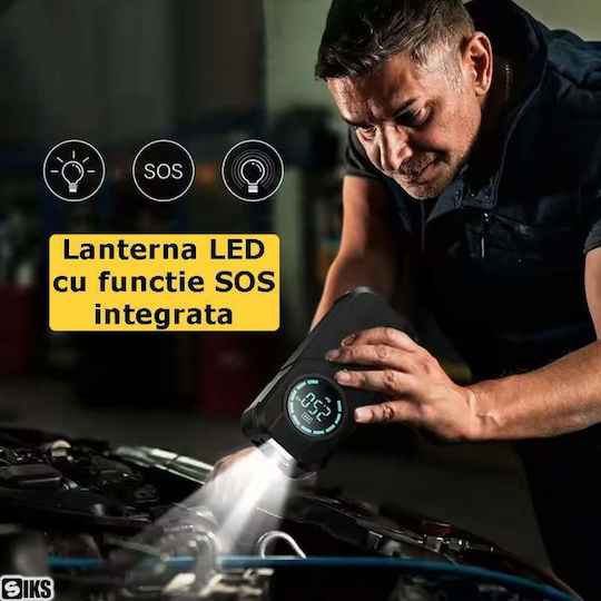 Starter Portabil Baterie Auto și Motocicletă 6000mAh cu Bancă de Alimentare USB Pompă Obiectiv 12V
