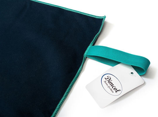 Dimcol Πετσέτα Microfiber Σώματος Μπλε 160x80εκ.