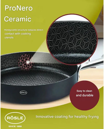 Rosle Tigaie din Aluminiu cu Înveliș Ceramic 28cm