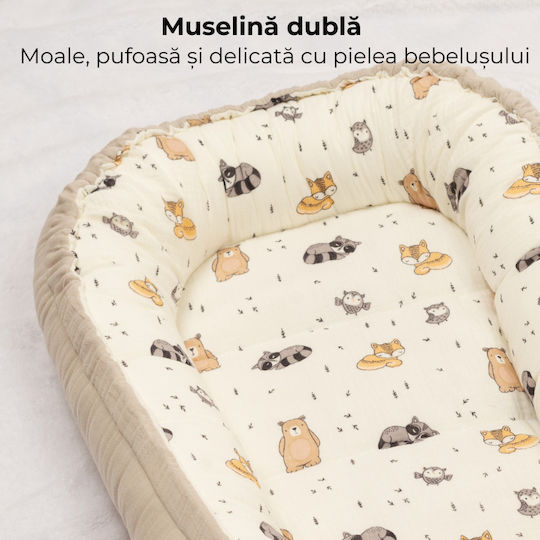 Kidizi Baby-Kissen Nest Beiges 50x90cm