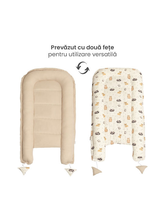Kidizi Perna Pentru Bebelusi Tip Cuib Bej 50x90cm