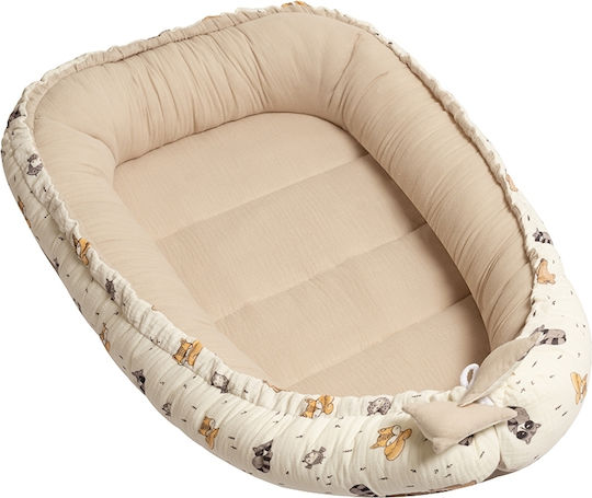 Kidizi Baby-Kissen Nest Beiges 50x90cm