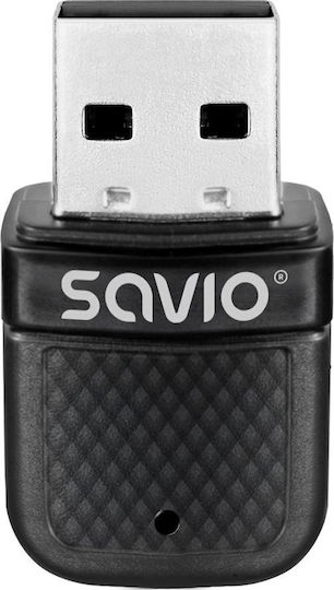 Savio Αντάπτορας Δικτύου USB με Ασύρματη Σύνδεση Wi-Fi 600Mbps