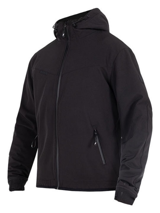 John Doe Hoodie V3 Winter Men's Riding Jacket Softshell Black